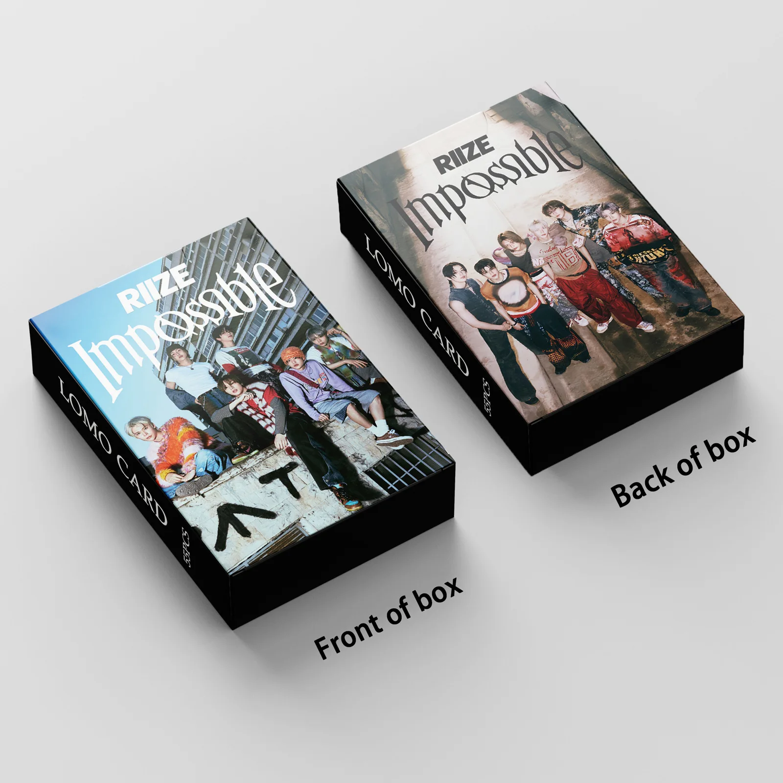55pcs/set Kpop Idol Lomo Cards RIIZE Photocards Impossible Postcard for Fans Collection
