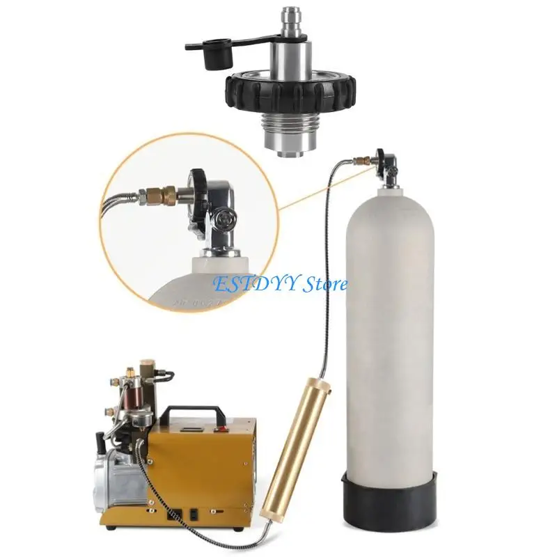 

G6DE Diving Oxygen Cylinder Breathing Valves Regulator Breathing Valves Head