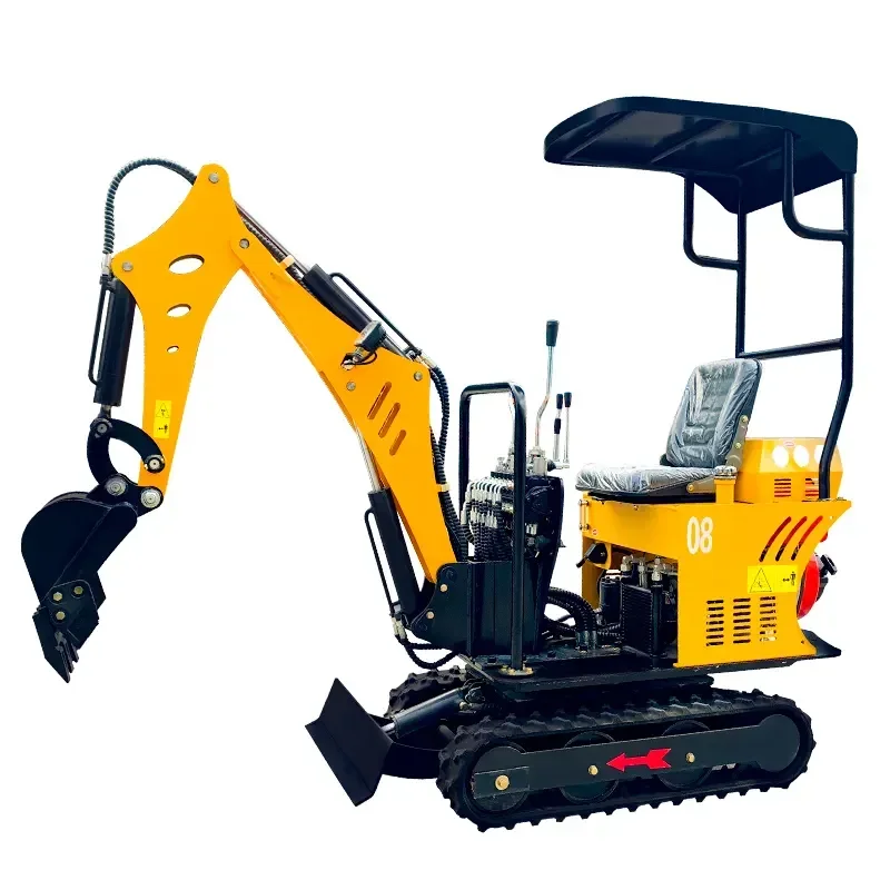 

Small Crawler Hydraulic Excavator Hot Selling New Product 1 ton 0.8 ton Spiral Drill Crushing Hammer Tool