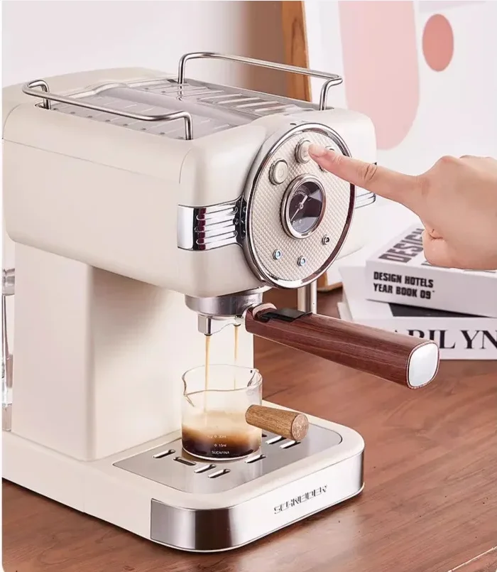 

220V SCHNEIDER Coffee Machine Home Office Espresso Semi Automatic All in One AB