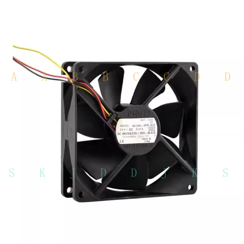 

Вентилятор охлаждения M 3610KL-05W-B19 DC24V 0.07A 9025 9CM 3-проводной