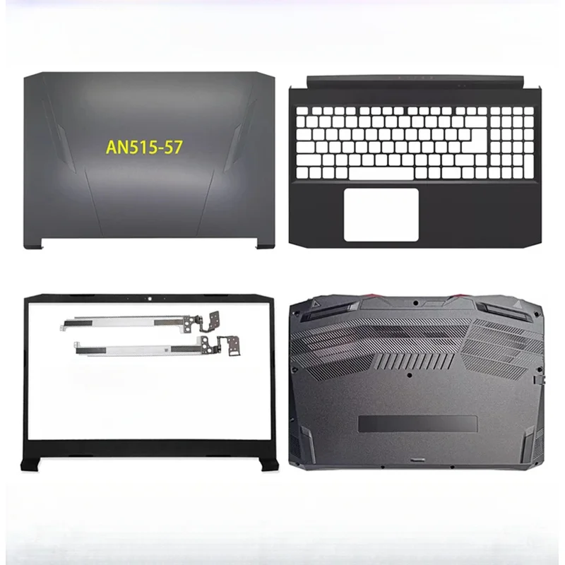 For AN515-57 N20C1 Notebook LCD Screen Back Top Cover Front Bezel Palmrest Upper Lower Bottom Case Hinges Complete Cover