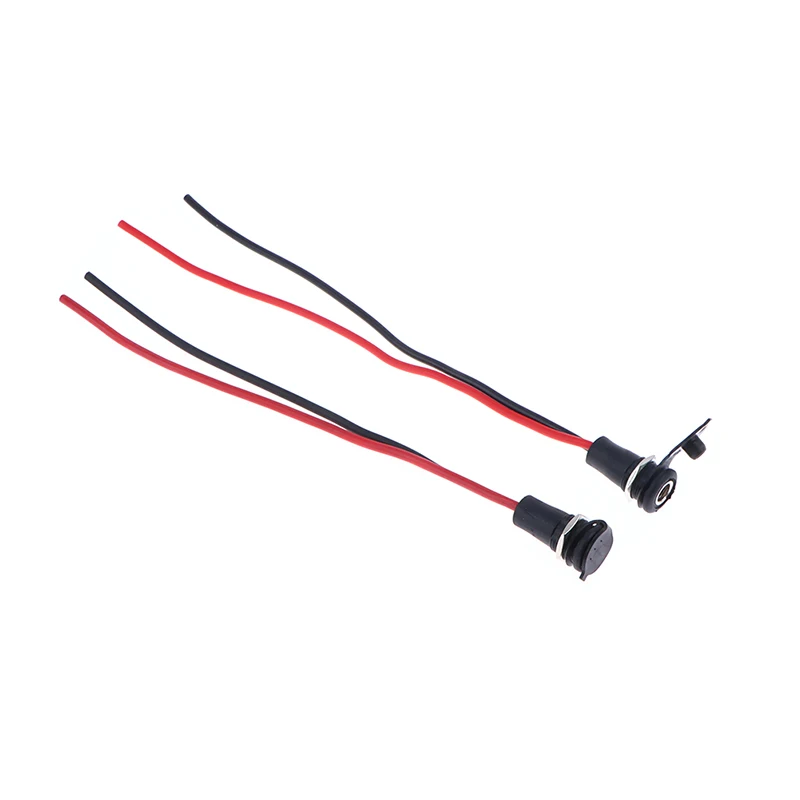 1Pc DC power Female With Cable Wired 5.5 * 2.1 5.5*2.5mm DC Socket High Current All Male Female Power Plug Connector