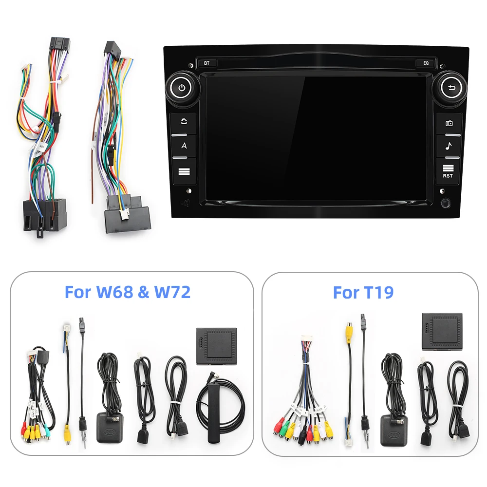 안드로이드 10.0 자동차 라디오 Opel Astra H J 2004 Vectra Vauxhall Antara Zafira Corsa C D Vivaro Meriva Veda GPS Player Screen WIFI