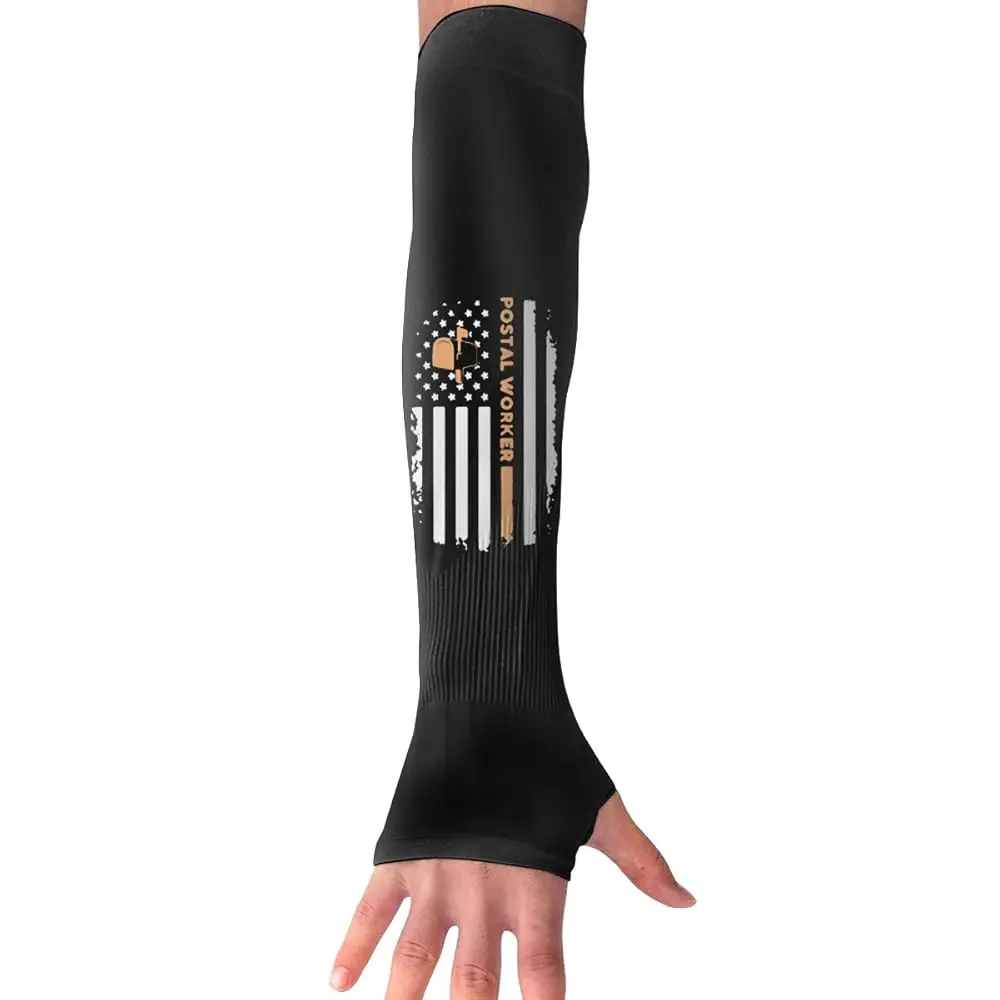 

Postal Worker Flag Protection Warmer Arm Sun Sleeves Protective Fingerless Glove