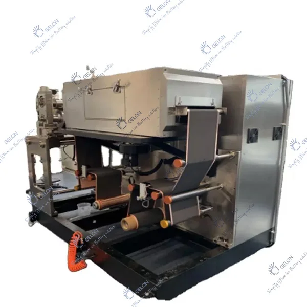 

New for Lithium Ion Battery Electrode Coating Machine 300mm Coating Slot Stainless Steel Gearbox Pump Bearing 220V/380V 1 Year