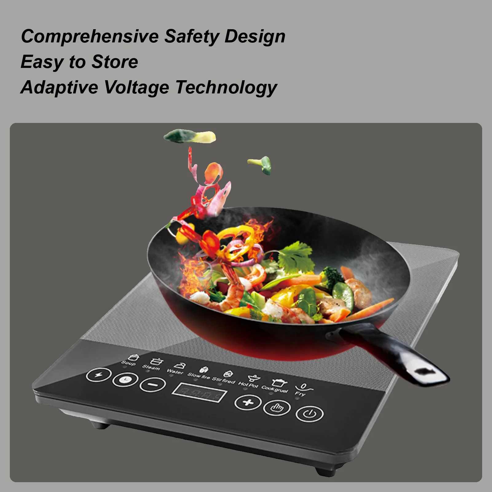 

Induction Cooktop Portable 110V-220V Induction Stove Home Supplies For Cooking House Dorm Apartment Offices RV Indoor Commercial
