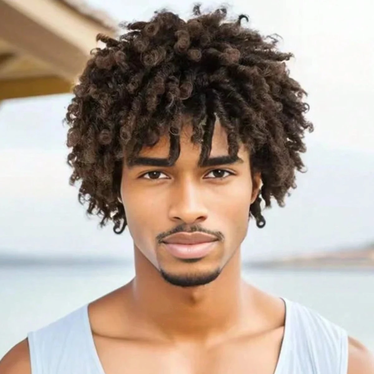 Short Braided Dreadlock Wig for Men