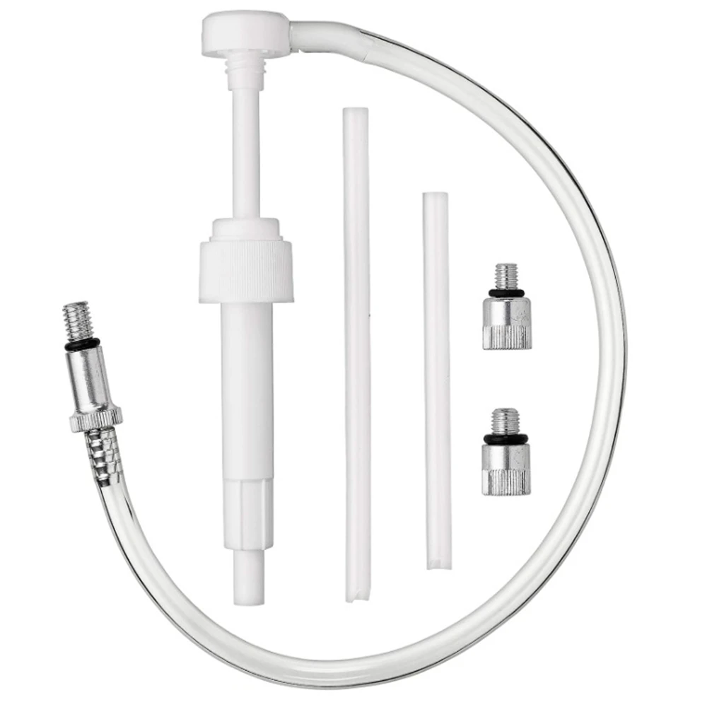 

For Standard Quart Bottles Lower Unit Gear Oil Pump Includes Metal Swivel 8mm 10mm Adapters Fit Most Marine Boat Outboard Motors