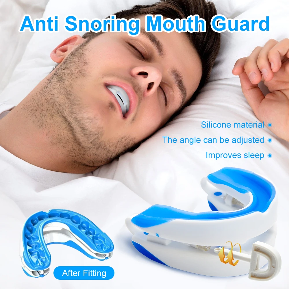 Anti Snoring Mouth Guard Adjustable Silica Gel Anti-Grinding Braces Mouthguards A Variety of Styles Shop Snoring Improves Sleep