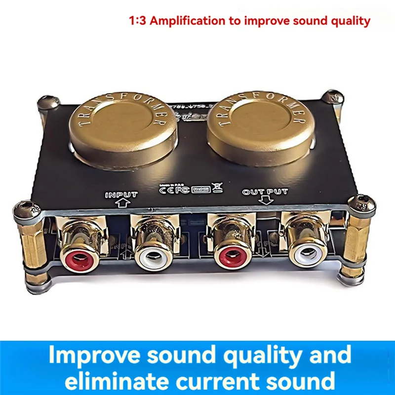 SQPP-Audio Isolatore Isolatore audio Trasformatore step-up Guadagno di amplificazione pre-stadio passivo