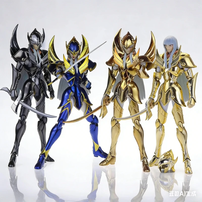 

Spot Saint Seiya mst golden soul god warrior badr anime characters movie series action figures Hand model children's toys studio