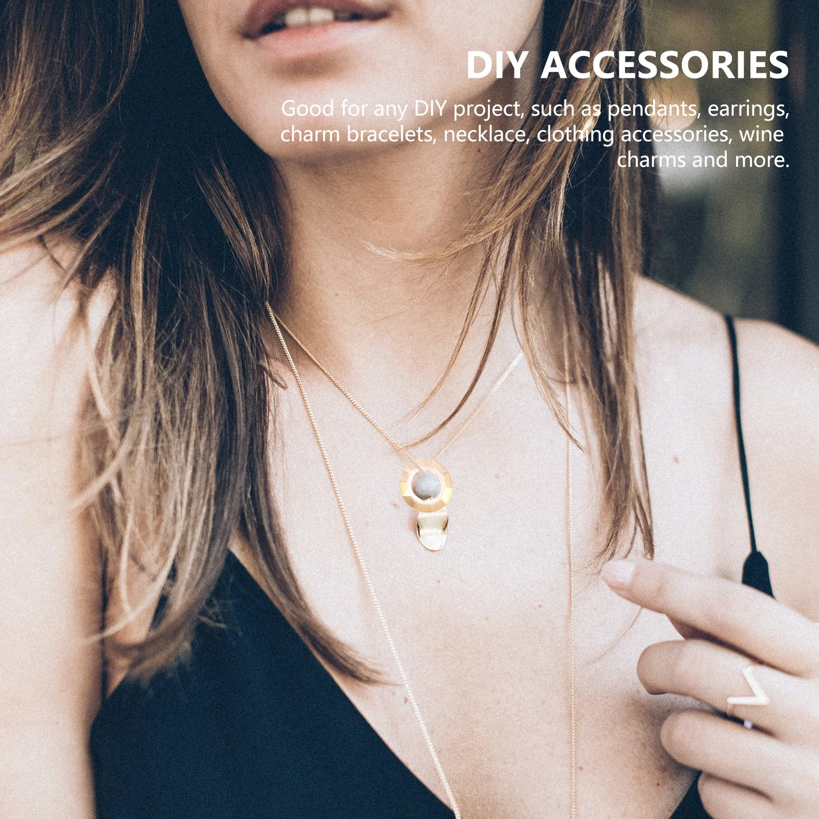 

Decor Elegant Diy Jewelry Making Charms For Earrings Necklaces Bracelets Clothing Accessories Glass Rings Nail