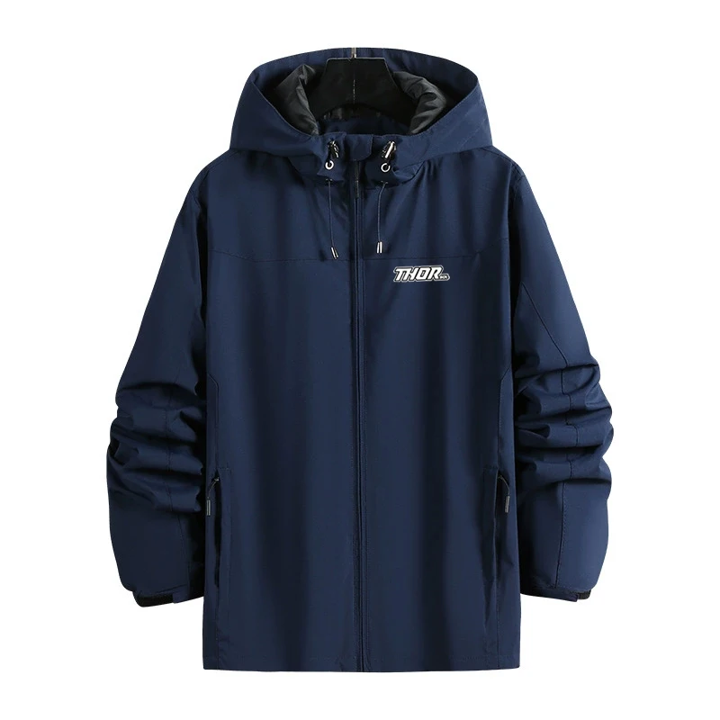 

THORSOL Cycling Windbreaker Mtb Clothing Hiking Sports Hooded Rain Jacket Mountain Bike Jacket Bicycle Waterproof Enduro Clothes