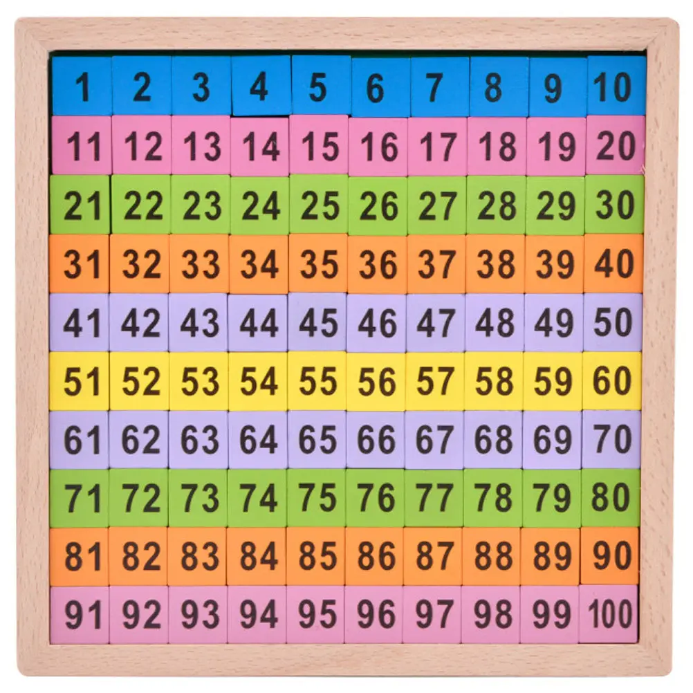 

Набор деревянных развивающих досок Монтессори для изучения математики, счета и развития логического мышления у детей