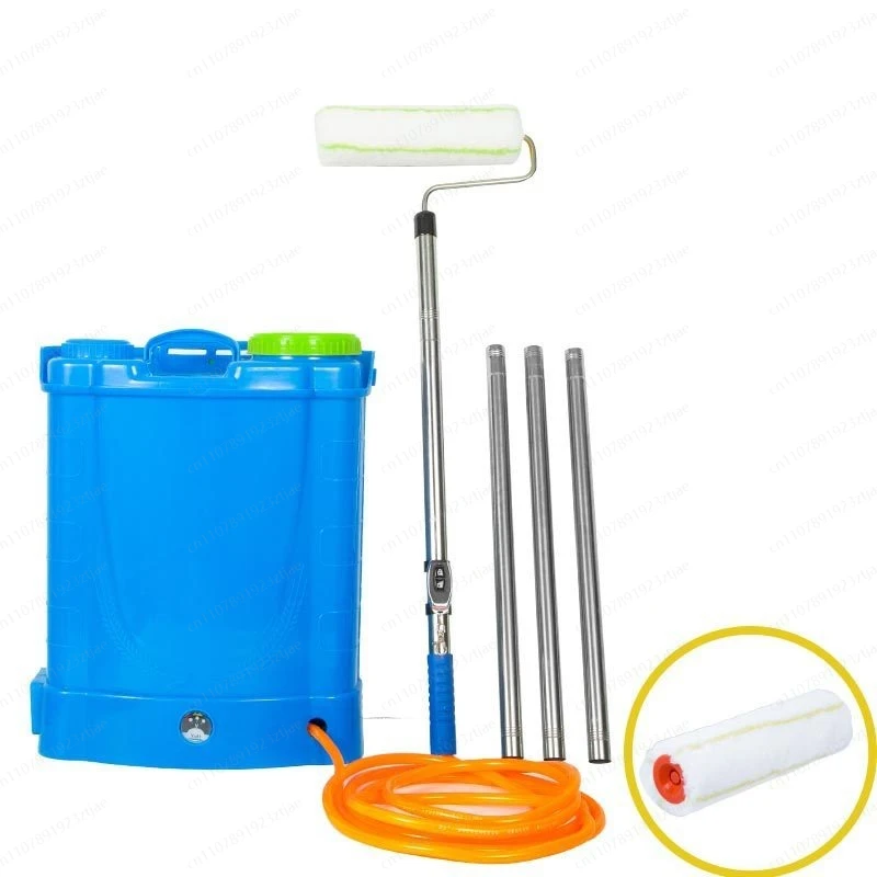 Automatic Paint Roller Coater Self-Priming Emulsion Self Brushing Tool Telescopic Brush Extended Printing