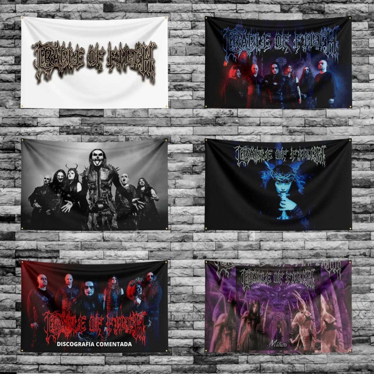 

3x5 Ft C-Cradles-of-F-FilthS Band Flag Polyester Digital Printing Banner for Garage Wall Art Out Door Decoration