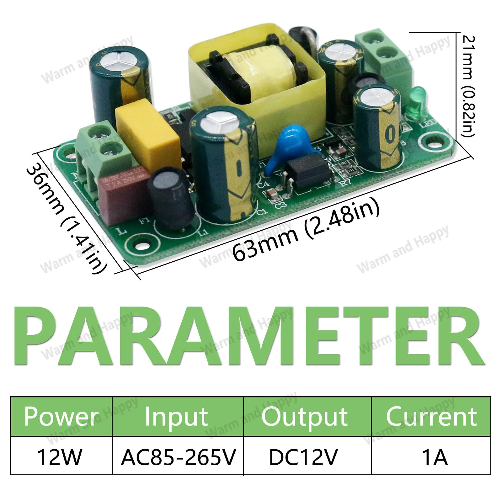 6W 12W 24W 100W High-End Qroducts LED-Treiber DC12V LED-Netzteil 0,5A 1A 2A 8A Lichttransformatoren für LED-Beleuchtungstreiber