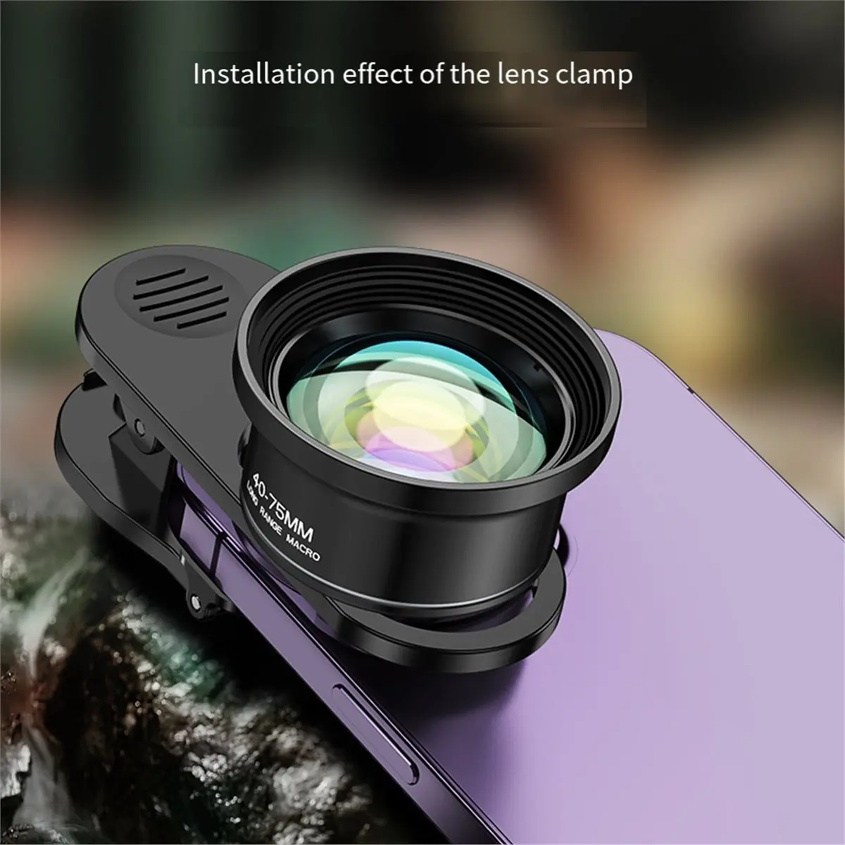 New Electronics Professional 17mm Mobile Phone Lens Clip with Adjustable Lens Position, Universal for Mobile Phones
