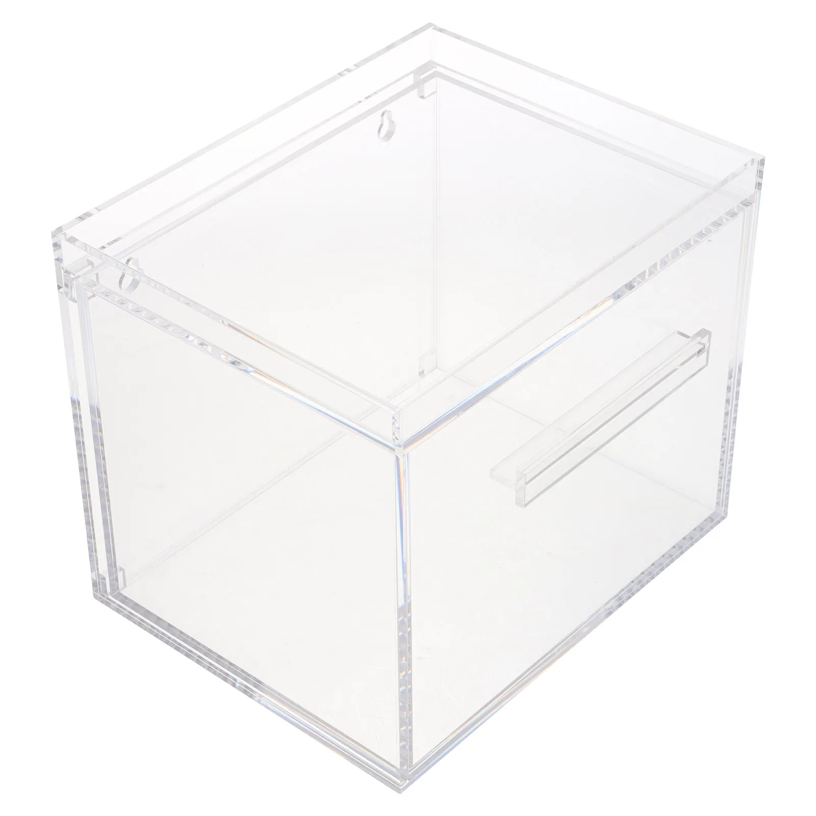 

Disposable Face Towel Storage Box Acrylic Transparent Large Capacity Washcloth Holder Compact Lightweight Travel Face Towel