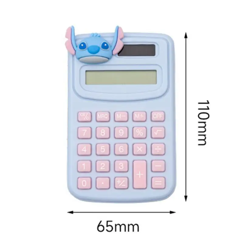 디즈니 스티치 계산기, 귀여운 만화, 많은 허긴 곰, 외계인 소녀 및 어린이 학생 전자 계산기, 명절 선물