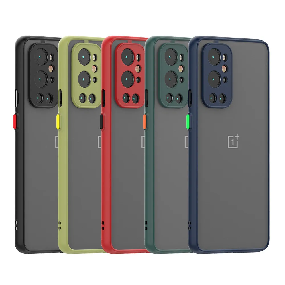 Camera Lens Protector Phone Cover For OnePlus 9R 9 8T 7 7T Pro Matte Translucent Back Case For Oneplus 9 Pro Nord 2 Back Cases