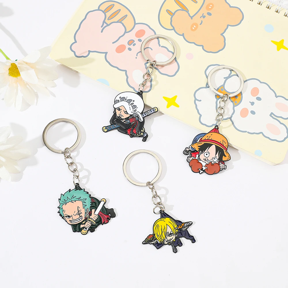 Anime Keychains for Kids, Action Figure Statue Model, Toys Gifts,
