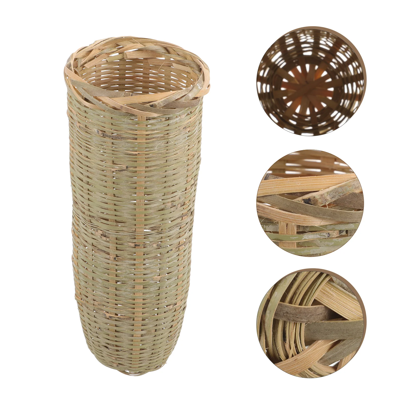 

Bamboo Woven Wine Filter Handmade Basket Multi-Use Kitchen Strainer Portable Brewing Filtering Tool Lightweight Wine Strainer