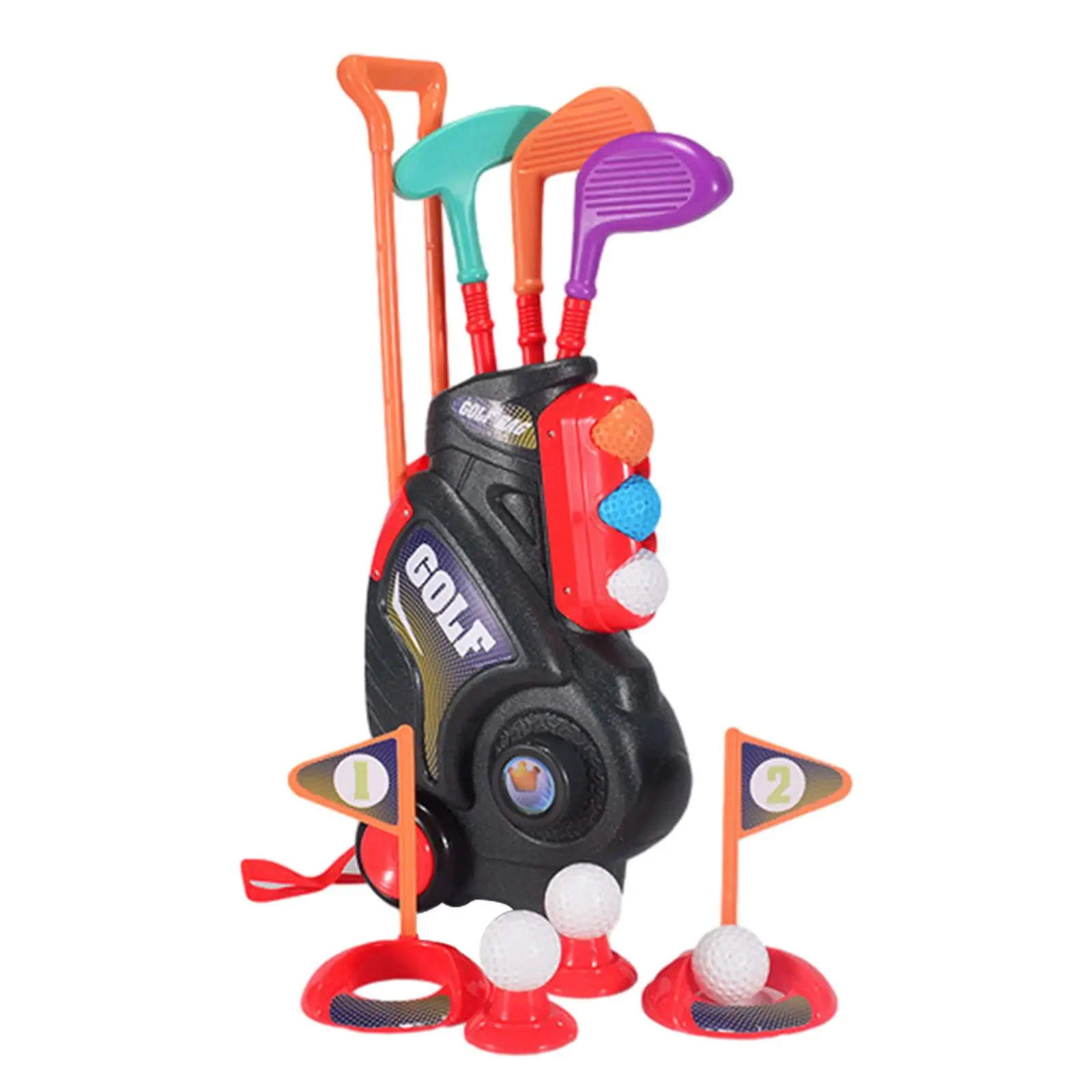 Toddlers Golf Set Kids Golf Suitcase Game Play Set for 2 3 4 5+ Years Old