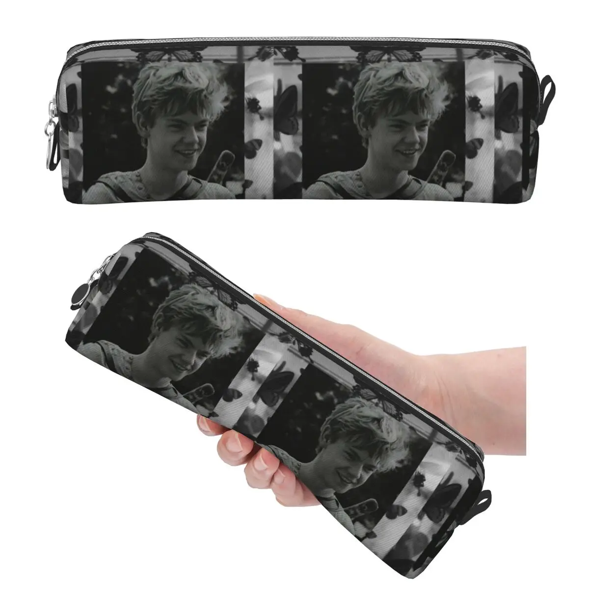 Estuche para lápices The Maze Runner Newt, caja para lápices escolar, bolsa para lápices, bolsa grande para guardar lápices, suministros de papelería