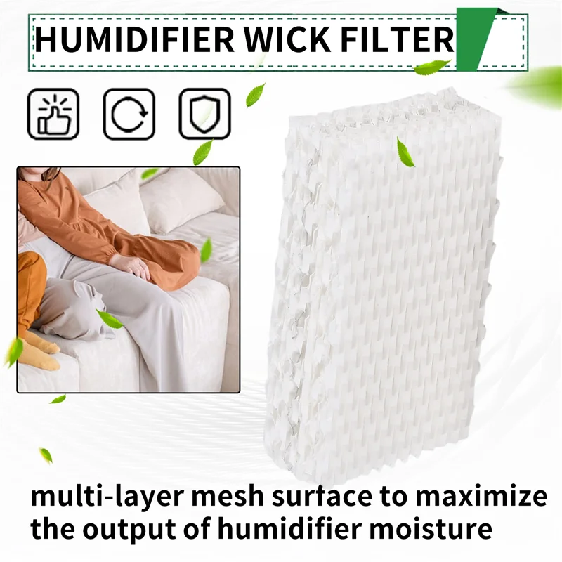 ABKR-Humidifier Wick Filter Replacement Filter Filter WF813 For Relion RCM-832 RCM-832N Procare PCWF813 Humidifier