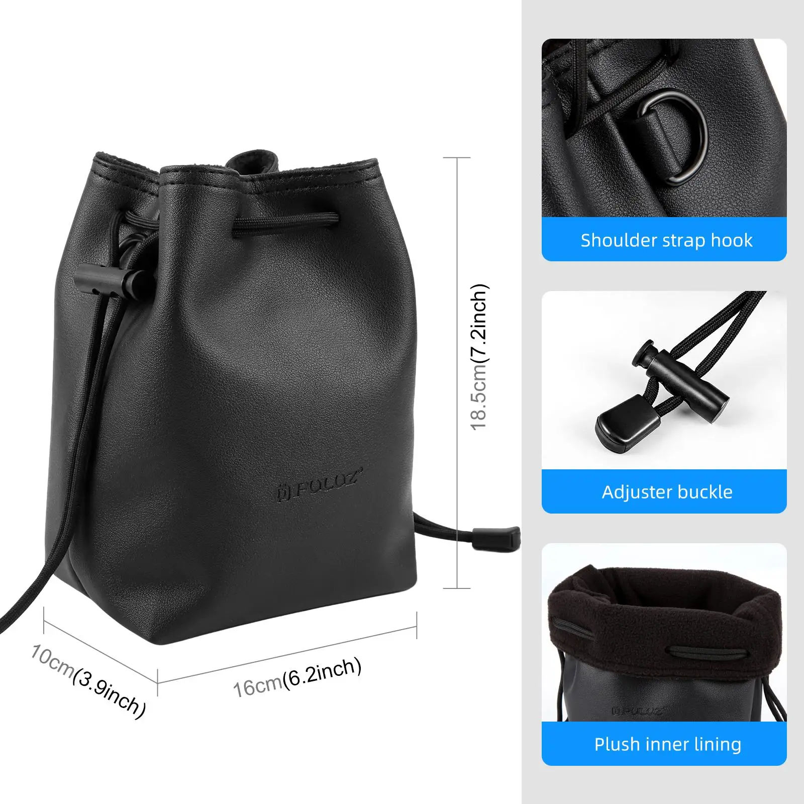 PULUZ Camera Protective Inner Bag with Shoulder Strap for Mirrorless & DSLR Cameras, Size: S/M/L
