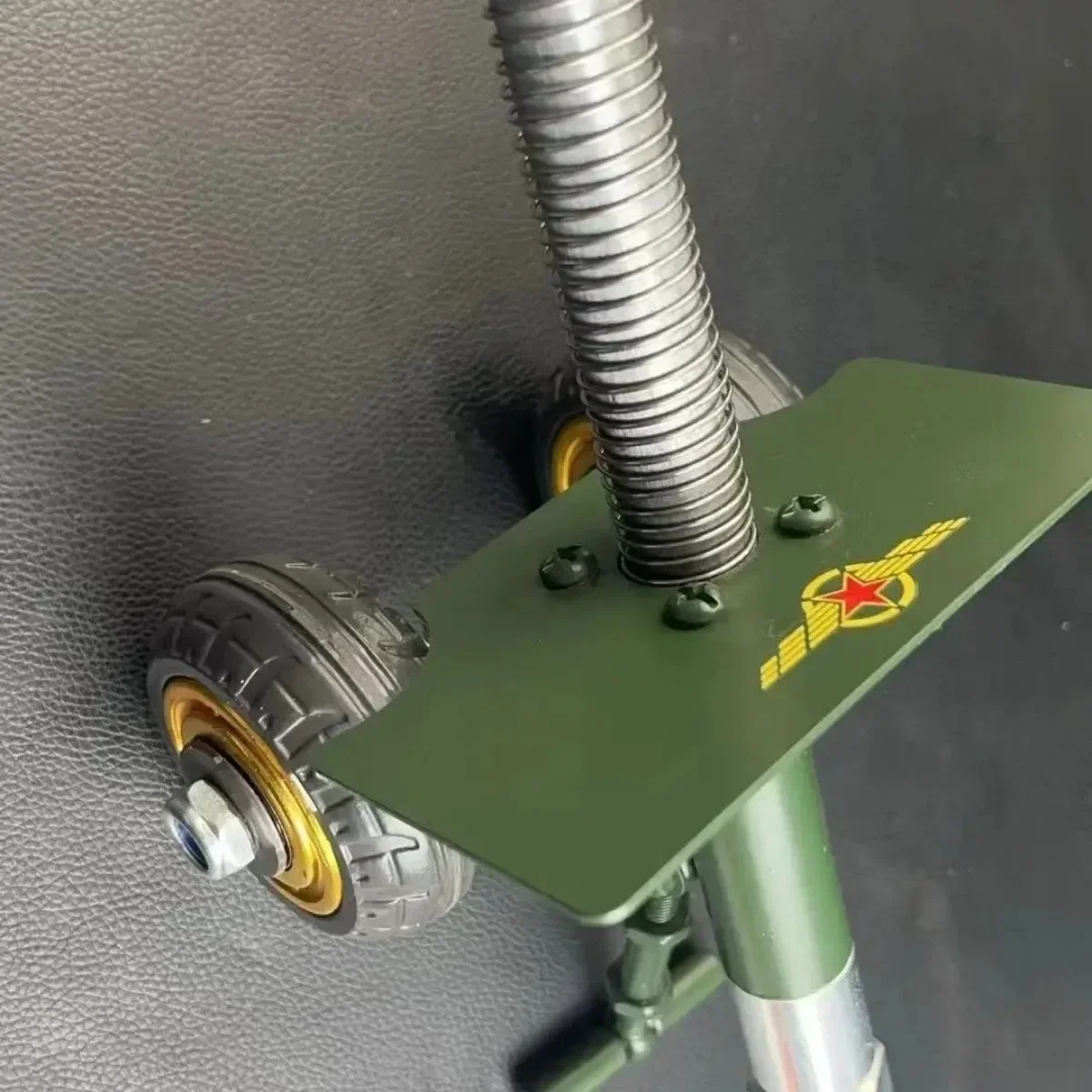 مدفع إيطالي مصنوع يدويًا نموذج إبداعي للديكور المدفعية من الفولاذ المقاوم للصدأ نموذج صغير مدفعية سطح المكتب الحلي الهدايا #6