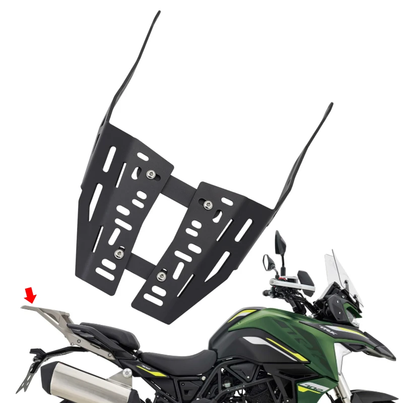 For Benelli TRK702 Motorcycle Top Case Rear Rack Carrier TRK702X TRK 702 X 702X 2022 2023 2024 Rear Luggage Rack