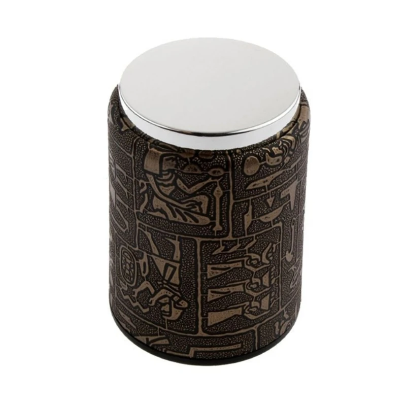 Leather Cup Fashion Egyptian Shaker Cup Pattern Quiet Shaker Cup Bar Clubs Entertainment Cup