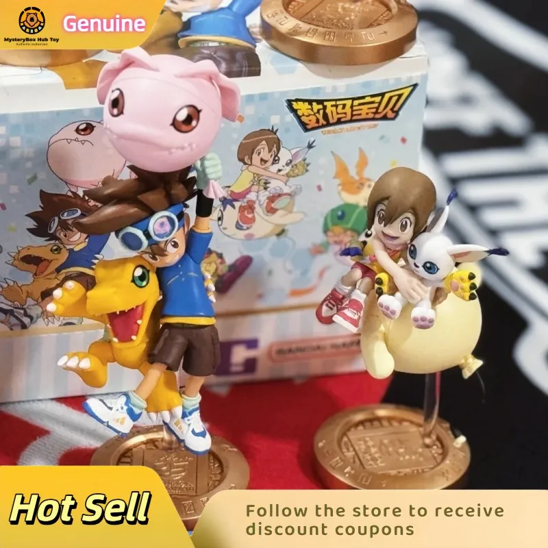 

Подлинный воздушный шар Bandai Digimon, приключение, 25-летие, памятная серия, слепая коробка, подарок на день рождения, кукла, модная игрушка ручной работы