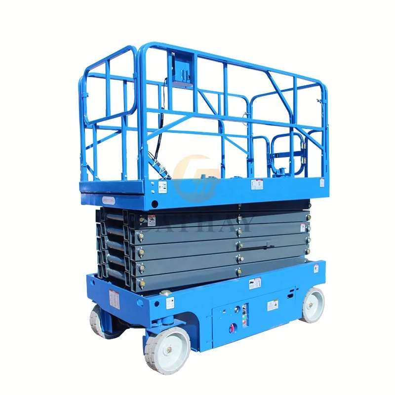 Used Heavy Loading Electric Construction Scaffolding Mobile Hydraulic Scissor Lift Table
