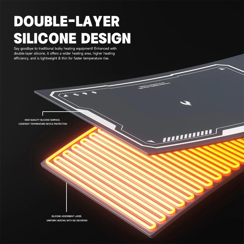 LUOWEI LW-HP3 Screen Heating Platform 12 Inches 130℃ High-efficiency Temperature Control Fast Heating for Phone Tablet Repair