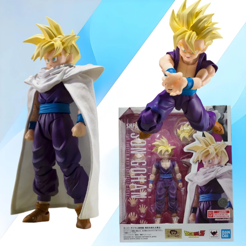 

BANDAI Original Box S.H.Figuarts DRAGON BALL SUPER SAIYAN SON GOHAN SHF Action Figure Model Toy Gift for Children