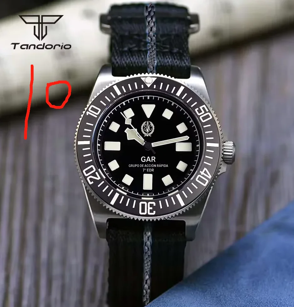 Quadrante con stampa orologio in titanio personalizzato da 10 pezzi, movimento NH35