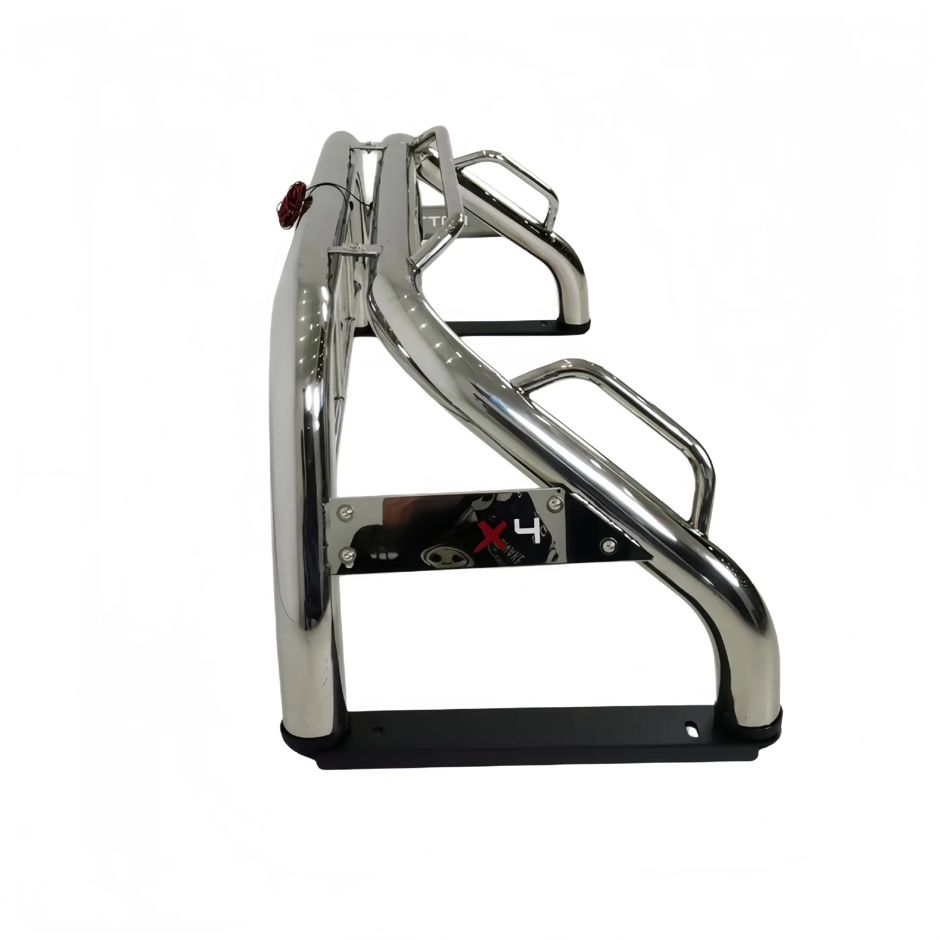 Stainless Steel Pickup Roll Bar With Handrail Window Cross Bar Fit Tacoma Hilux