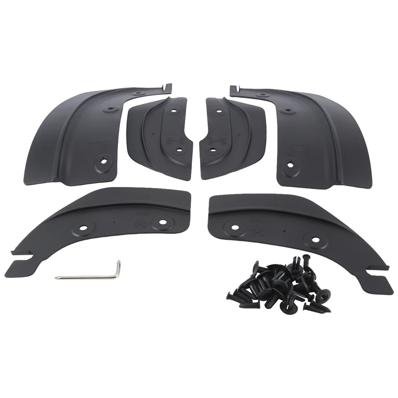 For Tesla Model Y Model 3 2020-2024 Rear Wheel Mud Flaps Car Modification Accessories Splash Guards Mud Fenders Kit