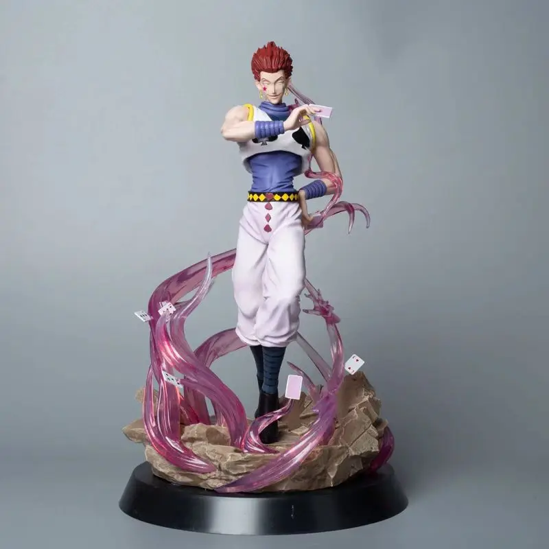 

Anime Hunter X Hunter Pvc Figure Gk Hisoka With Replacement Head Action Figure Collection Statue Decoration Model Toy Gifts