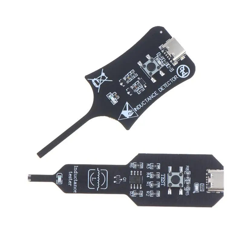 Type C Inductance Tester Mainboard Coil Tester Inductance Detector Electromagnetic Induction Quick Fault Check Repair Tool