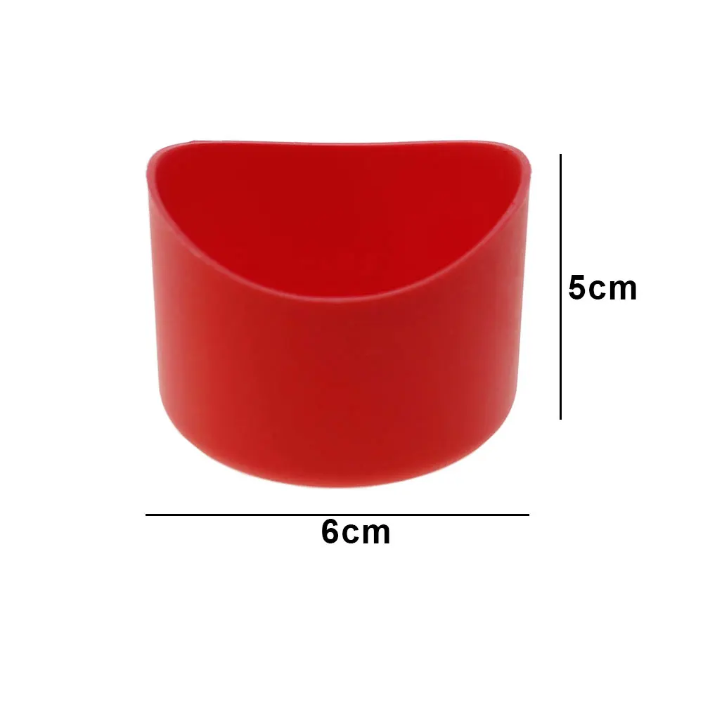 JCD 6cm Diameter Food Grade Silicone Sleeve For Glass Water BottleHeat Resistant Protective Anti-Slip Silicone Cup Bottom Cover