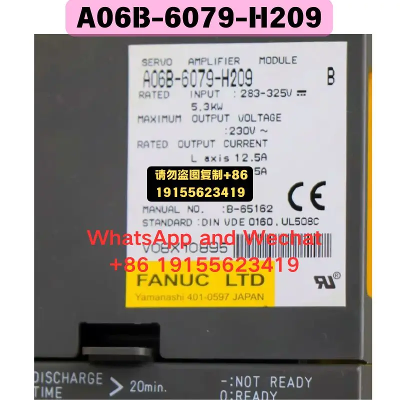 

Б/у оригинальные разобранные детали A06B-6079-H209. Функциональный тест драйвера пройден. Быстрая доставка.
