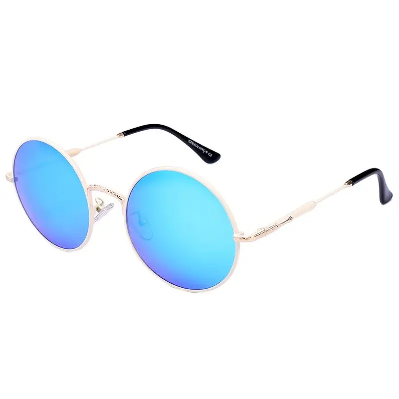 Round Frame Fashion Polarized Driving Glasses For Men Colored Lenses UV Protection Sunglasses For Women