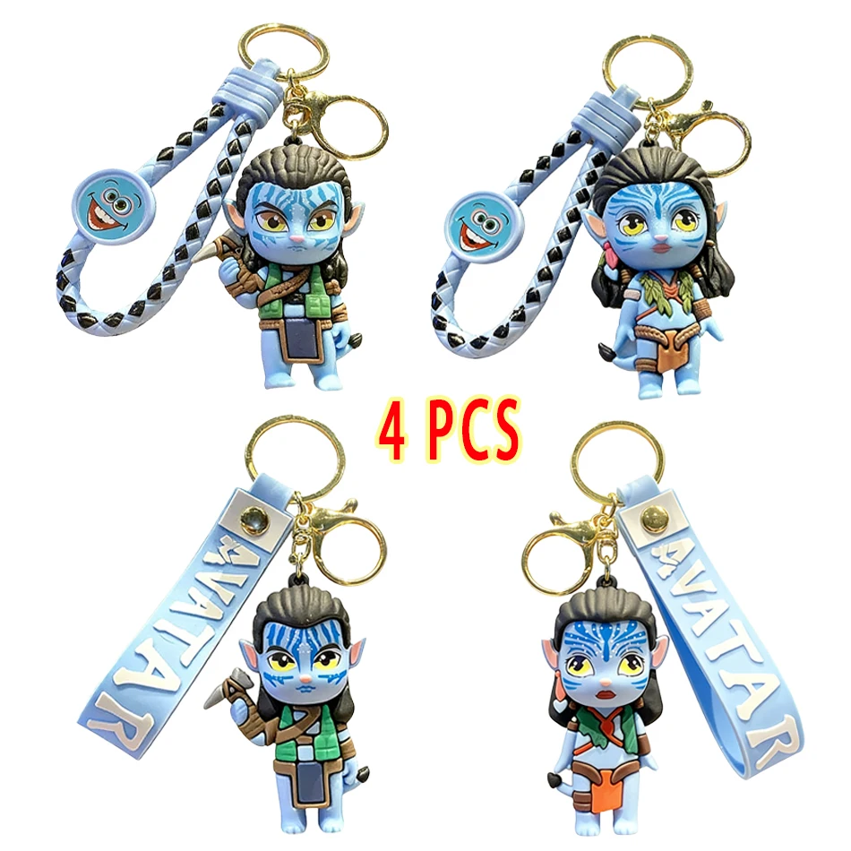 Nuevo Llavero de Anime Avatar 2 2026, Figura de Silicona 3D de Dibujos Animados, Colgante para Mochila, Bolso o Coche, Regalo para Niños y Fans del Avatar