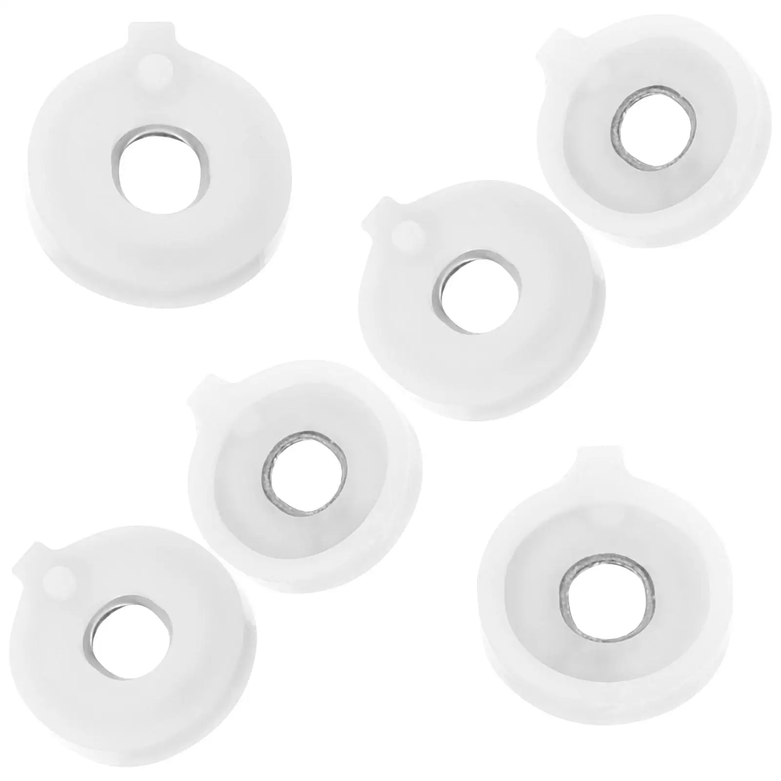 

6 Pcs Alto Horn Accessories 15x18mm Spring Metal Location Card Trumpet Valve Washers Durable Plastic Repair Parts trumpet