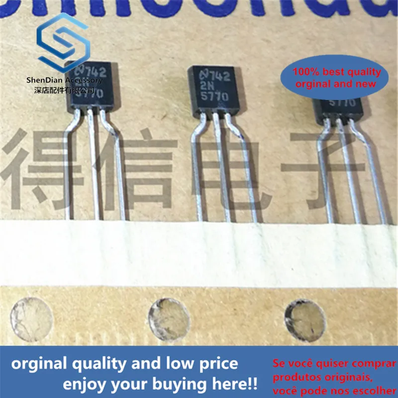 10pcs 100% orginal new  2N5770 5770  TO-92 NPN SILICON PLANAR EPITAXIAL TRANSISTOR real photo